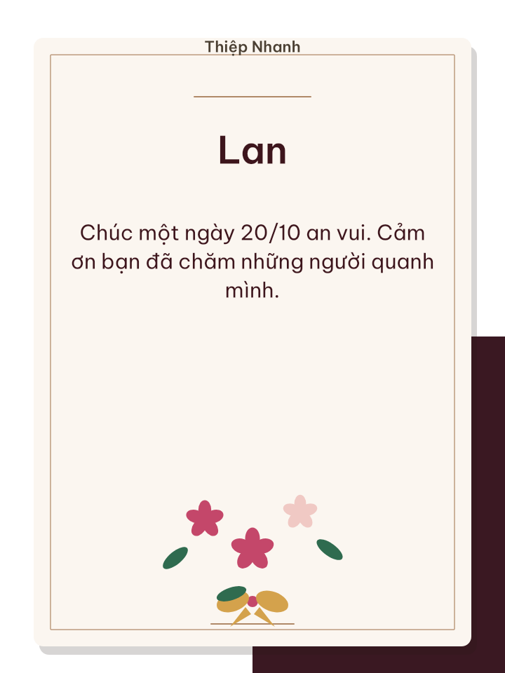 Thiệp 20/10