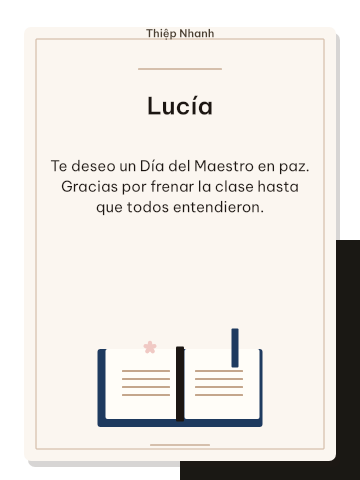 Tarjeta del 20 de noviembre