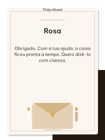 Obrigado · duas velas