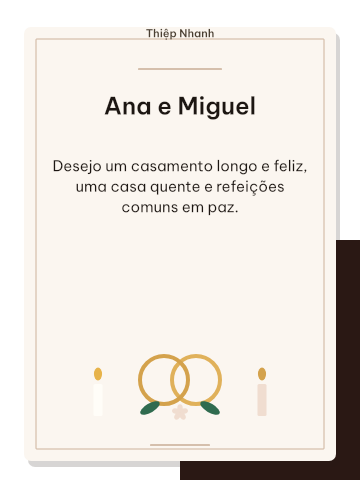 Casamento · duas velas