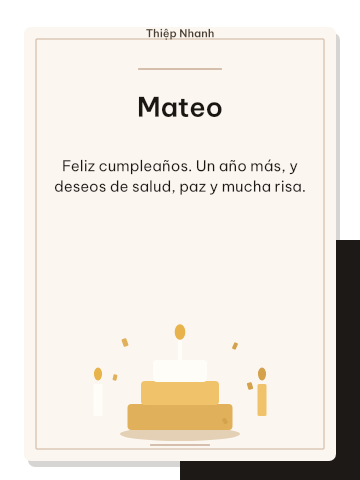 Cumpleaños · dos velas